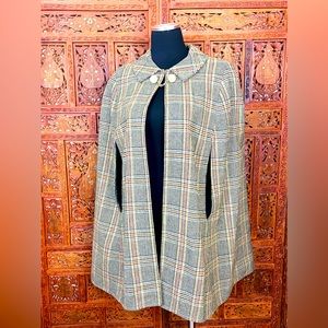 Vintage Christine Wood Original Shawl Cape